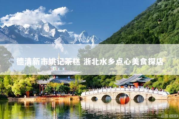 德清新市姚记茶糕 浙北水乡点心美食探店