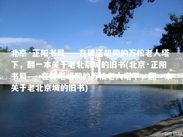 北京·正阳书局——在砖塔胡同的万松老人塔下，翻一本关于老北京城的旧书(北京·正阳书局——在砖塔胡同的万松老人塔下，翻一本关于老北京城的旧书)