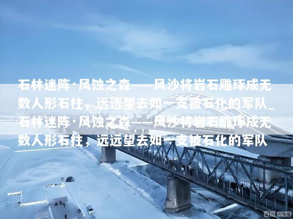 石林迷阵·风蚀之森——风沙将岩石雕琢成无数人形石柱，远远望去如一支被石化的军队_石林迷阵·风蚀之森——风沙将岩石雕琢成无数人形石柱，远远望去如一支被石化的军队