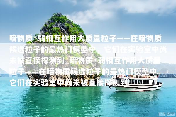 暗物质·弱相互作用大质量粒子——在暗物质候选粒子的最热门模型中，它们在实验室中尚未被直接探测到_暗物质·弱相互作用大质量粒子——在暗物质候选粒子的最热门模型中，它们在实验室中尚未被直接探测到